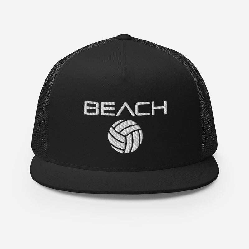 BEACH tall flat hat