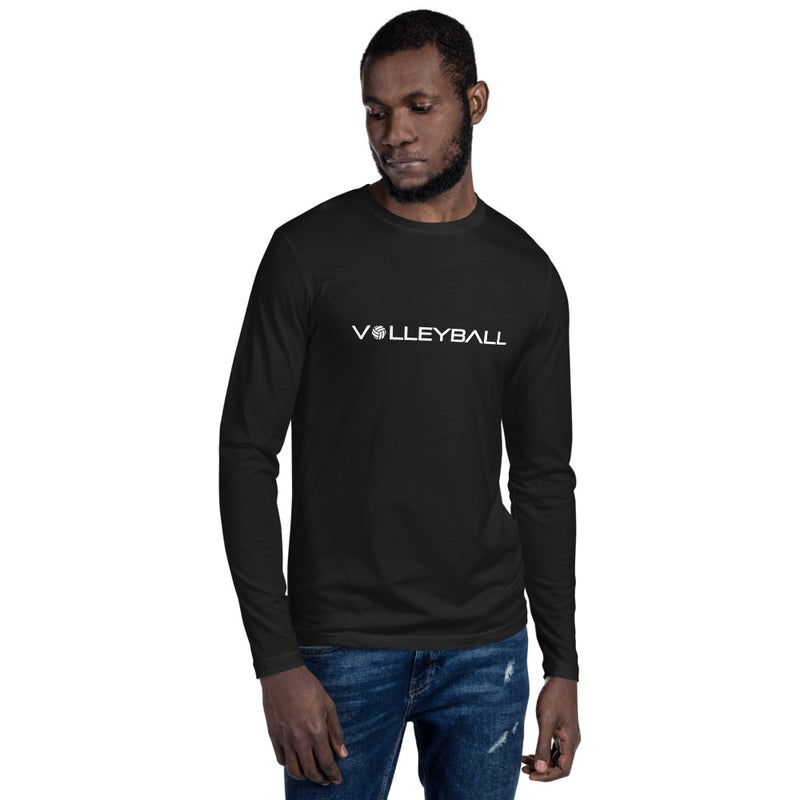 VBAmerica Volleyball Long Sleeve Fitted Crew