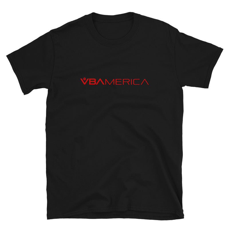 VBAmerica Red Logo Short-Sleeve Unisex T-Shirt