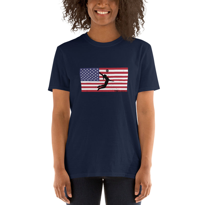 VBAmerica Serve USA Volleyball T-Shirt