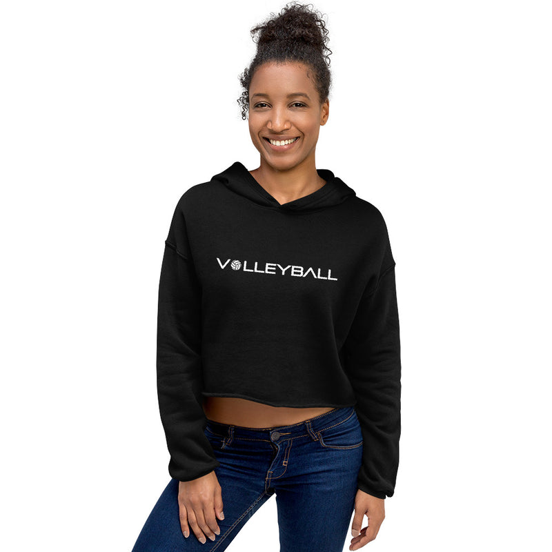 VBAmerica Volleyball Crop Hoodie