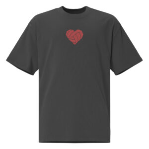 Volley Heart Oversized Faded Tee
