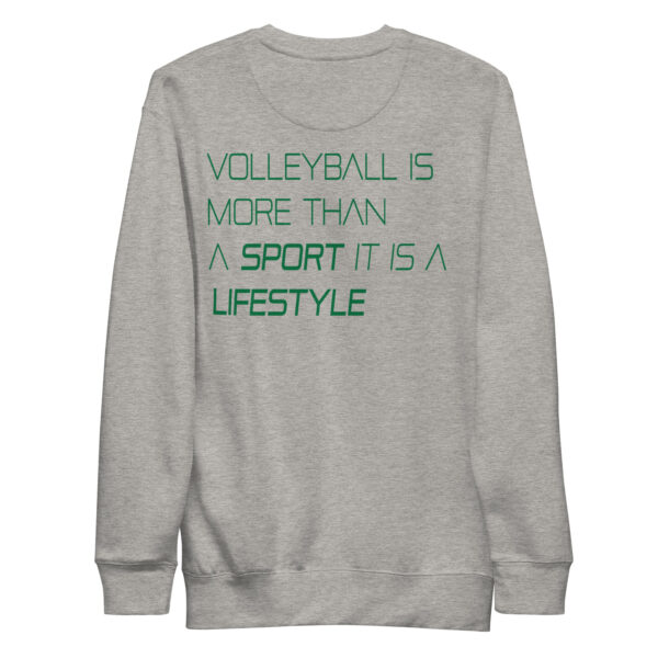 Volleyball Lifestyle Premium Crewneck - Image 2