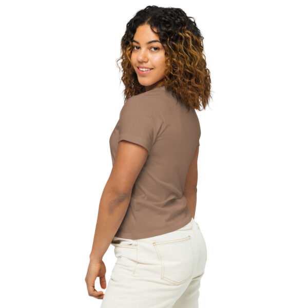 Women's Volley Heart  Mid-crop Tee - Image 4