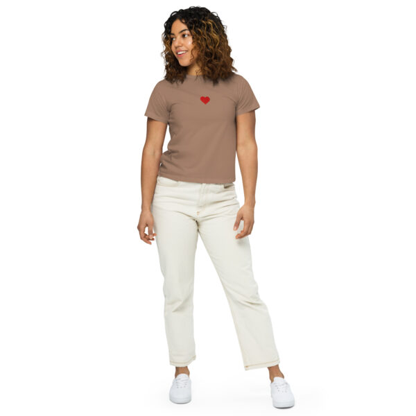 Women's Volley Heart  Mid-crop Tee - Image 12