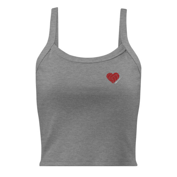 Volley Heart Ribbed Crop Tank - Image 11