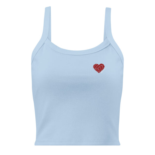 Volley Heart Ribbed Crop Tank - Image 10