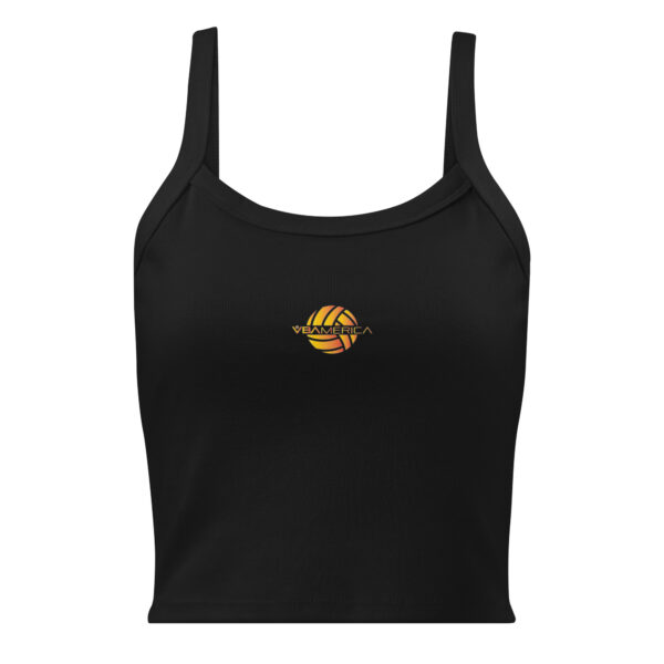 Beach Sunset Micro-rib Crop Tank 