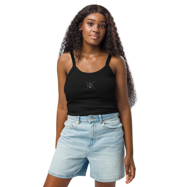 VBLL Cross Court Ribbed Crop Tank - Image 2
