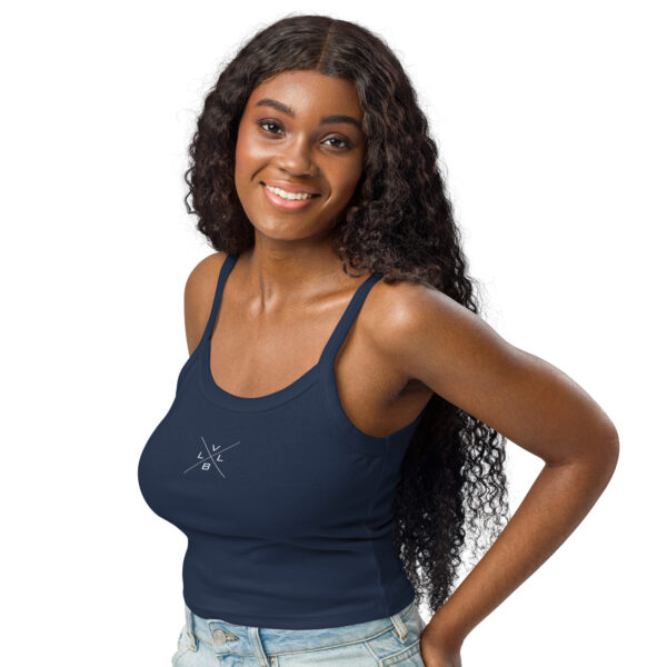 VBLL Cross Court Ribbed Crop Tank - Image 8